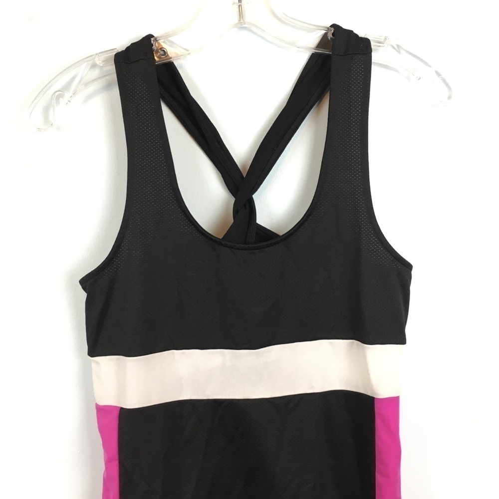 AERIE Fit Workout Criss Cross Back Tank Top  Size M - Picture 2 of 9